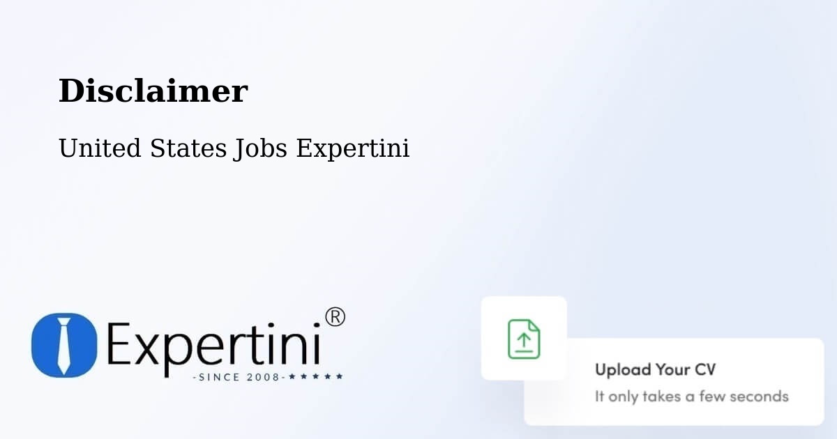 Disclaimer – Mauston - United States Jobs Expertini