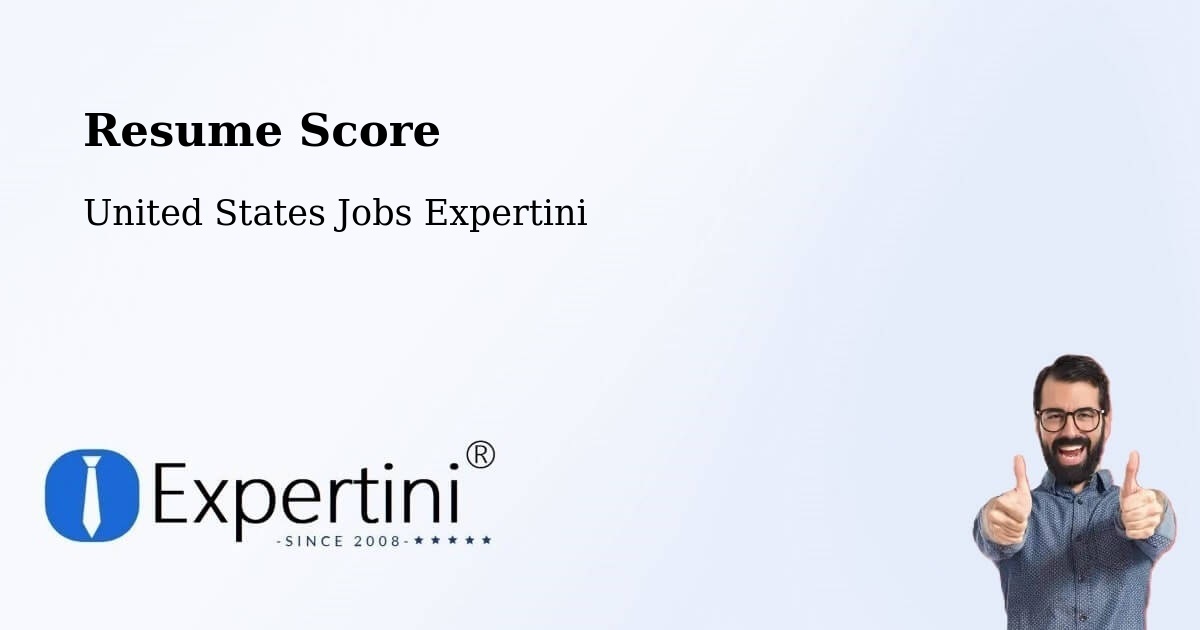 Resume Score & Job Description Match Tool – Mauston - United States Jobs Expertini